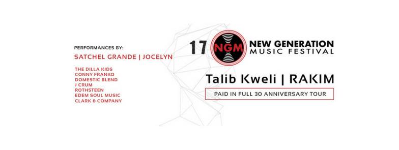 Talib Kweli and Rakim to Headline New Generation Music Festival on September 16